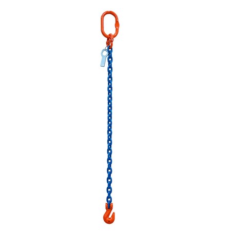 Starke Chain Sling, 5/16in, G100, Grab Hook, 8 ft SCSG100516-1LG-8